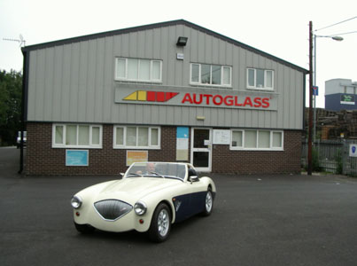 Me on Autoglass car park after unloading off Dave’s trailer